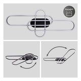 LED DE PLADIER LED CCT "Carlon" en aluminium et plastique Matt Black, avec LED intégrée, de 120 cm de long