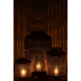 Lanterne J-Line Antique en ambiance nocturne