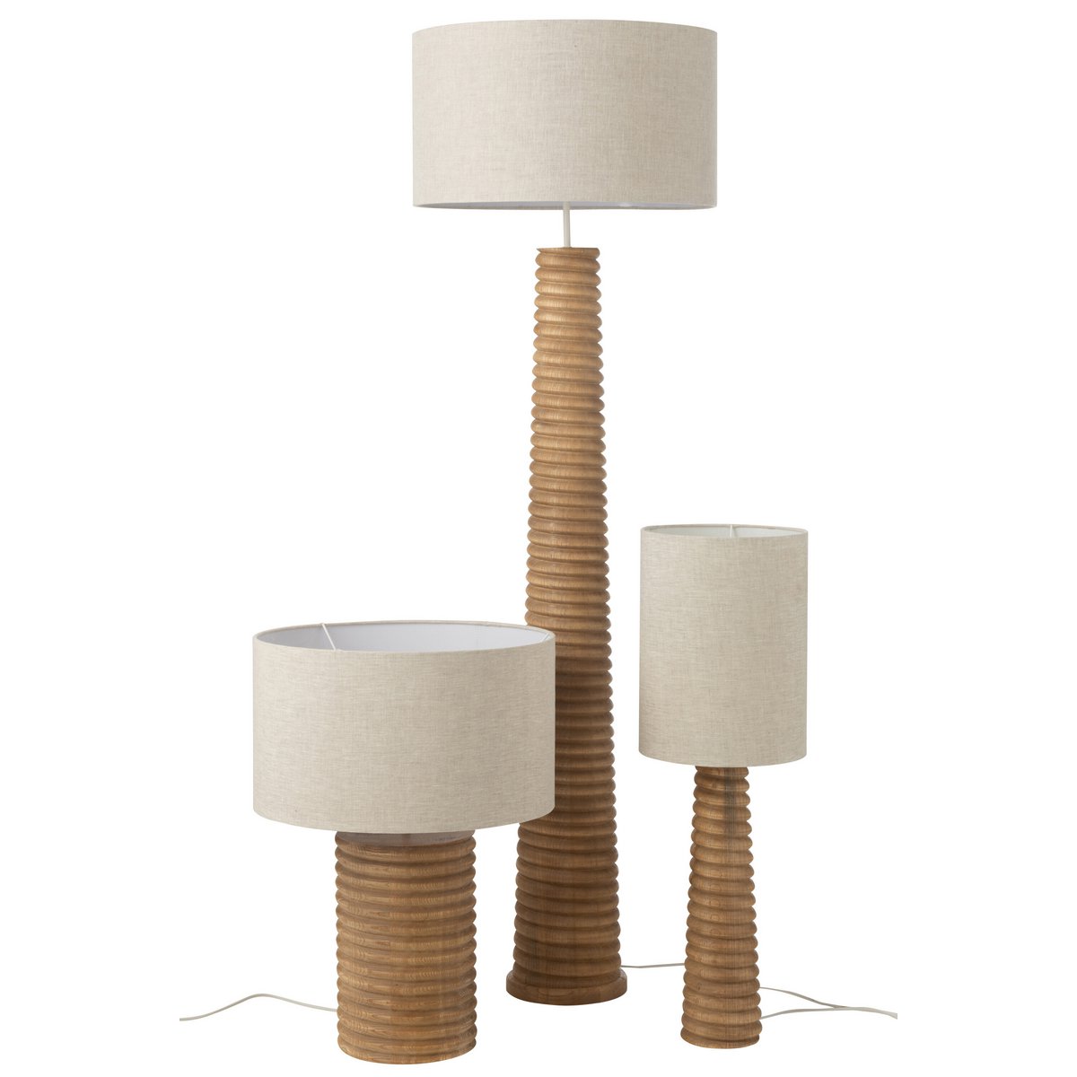 Lampe J-Line sur une table, éclairage doux