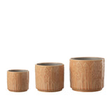 Vase rustique J-Line, pot de fleurs élégant pour salon