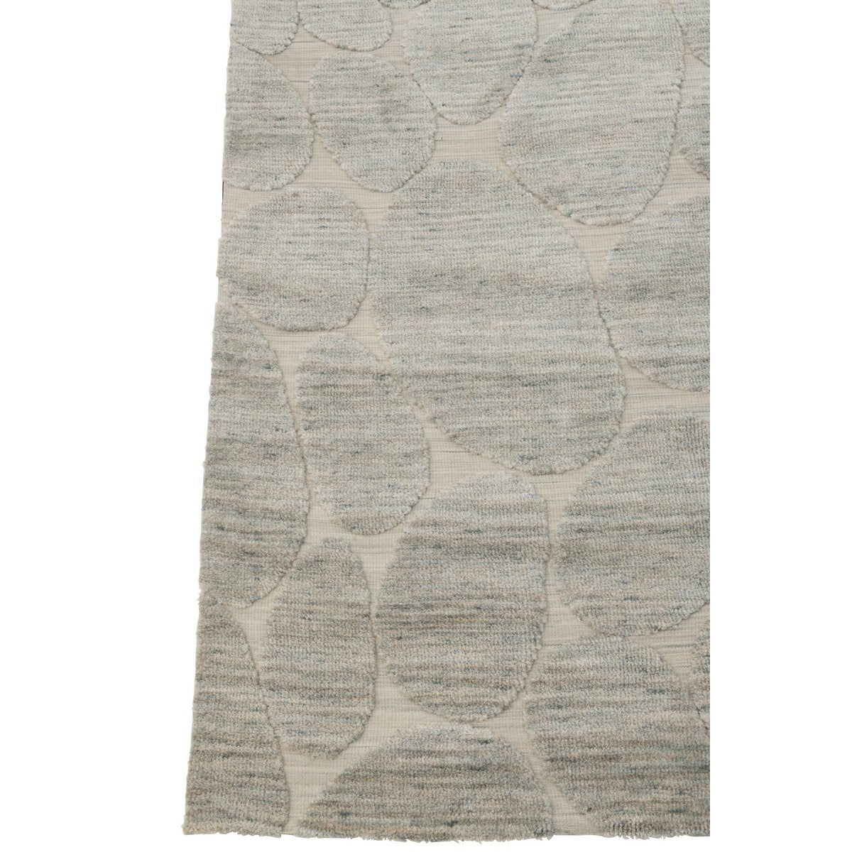 Tapis J-Line Stone Motif gris bleu - vue générale
