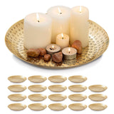 Plateau décoratif plateau de décoration de métal 20 parties Ø 28 cm rond rond ou plateau décoratif plateau de service ke