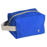 Pochette VIVARAISE avec pois brodé en or, élégante et colorée