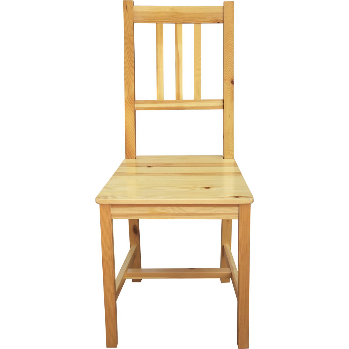 Chaise de salle à manger en bois, profil latéral
