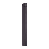 SPIT décorative solaire "Sigi", 79 cm de haut, plastique, noir, LED intégrée, blanc chaud