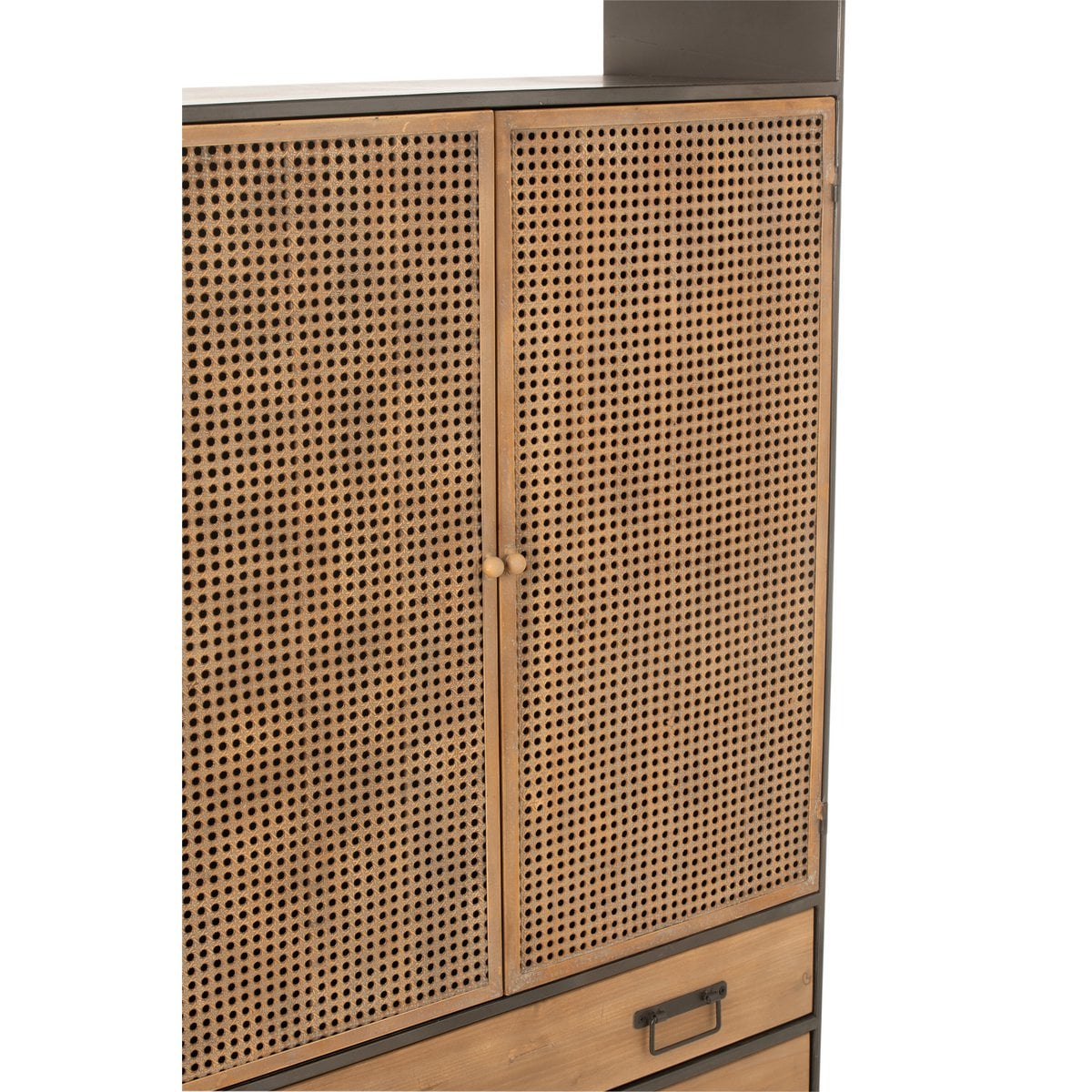 Armoire J-Line ouverte montrant l'espace de rangement