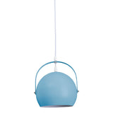 Lampe pendentielle "Colorado" bleu Ø Env.