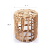 Table d'appoint en rotin | Table de bout | Table de canapé ALAMAYA