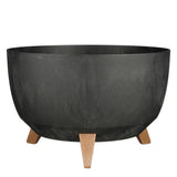 Jardinière d'extérieur Doppio Noir