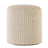 Selles mérinos pouf extérieur Ø40 H45cm Seat Pouf peut être rempli