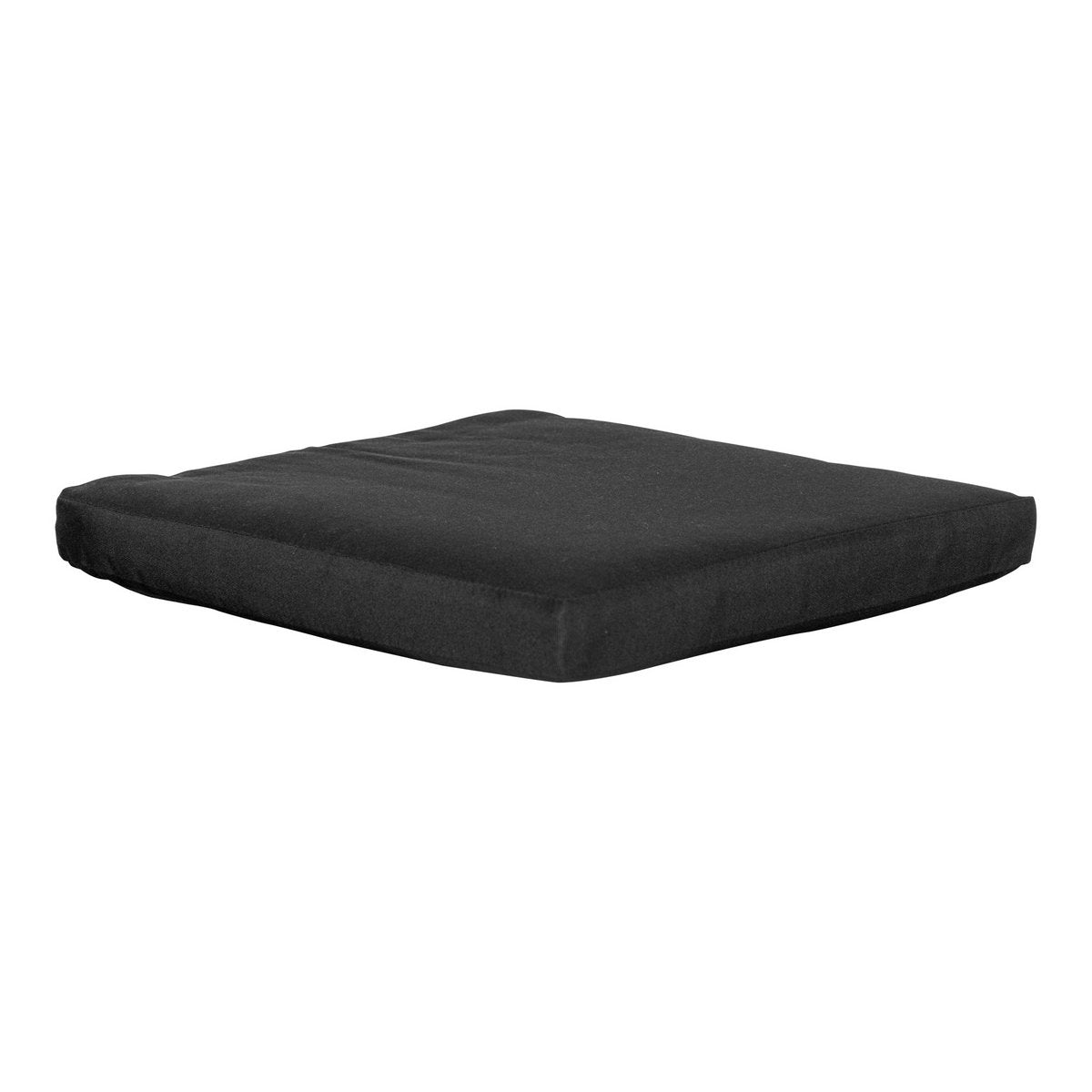 Coussin Alture noir 42x42 cm, détail de texture et couture