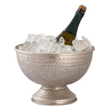Bouteille-cocoller refroidisseur de vin métal Ø 29 cm Champagne refroidisseur autour de refroidisseur de champagne de ciel glacé en or argenté