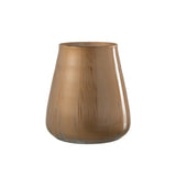 Lanterne J-Line Antique en verre marron, vue de face