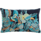 Coussin brodé Dori Marine 30 x 50