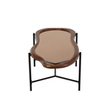 Détail du design multicolore de la table basse J-Line Zig