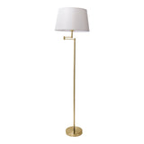Lampe debout "Bologne" Hauteur 158 cm en métal en laiton Matt, Beier TextalSpreul, E27