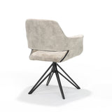 Détail du tissu velours aurore du fauteuil Katy