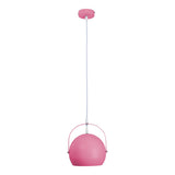 Pendante "Colorado" rose Ø Env. 25 cm, métal, socket E27, éclairage pour le salon, salle à manger, chambre pour enfants