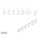 Gorillz Tiddly - Blanc