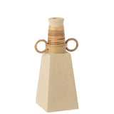 Vase J-Line Céline en ciment naturel, élégant et moderne