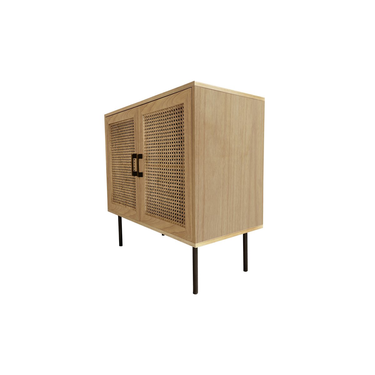 Commode ouverte montrant l'espace de rangement
