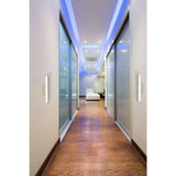 Lampe murale LED "Dubaï", lampe murale moderne en aluminium et en plastique, des LED fermement construites, 32 cm de long ou de haut. Idéal pour l'éclairage des zones d'entrée, des couloirs, pour structurer les grandes surfaces murales