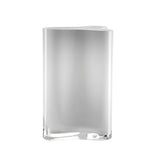 Vase haut COR30WH en verre blanc, design organique inspiré des coraux.