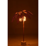 Détail du lampadaire J-Ligne Coconut, finition en métal