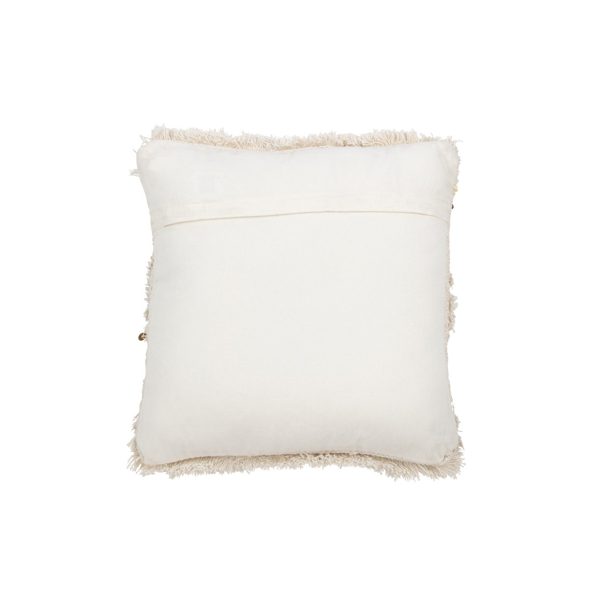 Détail des franges du coussin J-Line Franges Tuftées