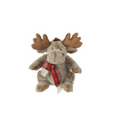 Renne en Polyester Marron J-Line - Décoration élégante pour Noël