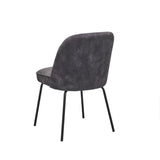 Chaise Luxor Tissu Aurora Anthracite