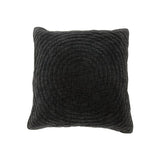 Coussin en velours Jessica noir 50x50