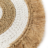 Set de Table en Raphia Seagrass - Blanc Naturel