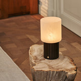Lampe de table rechargeable marron foncé Ingmar