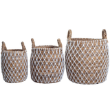 Panier à linge | Panier à plantes | Panier de Rangement KUBU en Fibre de Bananier (3 tailles)