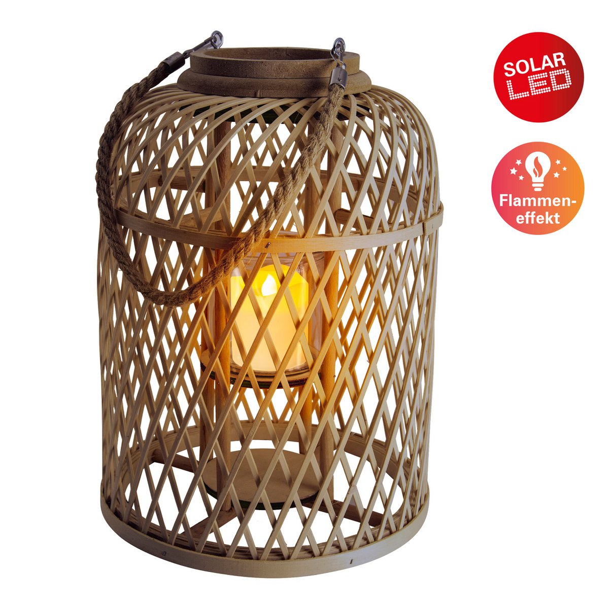 Décol Light "Korbinien", y compris la bougie solaire