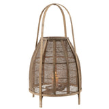 Lanterne J-Line en bambou naturel, vue de face