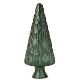 Sapin de Noël Cône J-Line en verre vert, vue de face