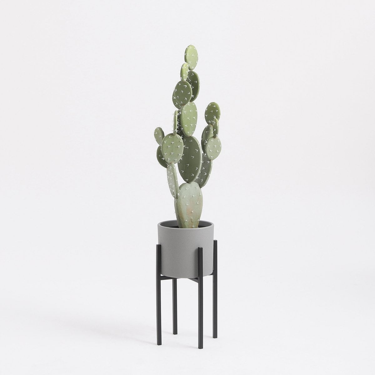 Support pour plantes Ascot Noir en métal élégant avec design moderne