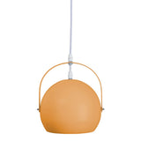 Pendant lampe "Colorado" Orange Ø Env. 25 cm, métal, socket E27, éclairage pour le salon, salle à manger, chambre pour enfants