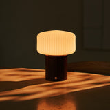 Lampe de table rechargeable marron foncé Margaux