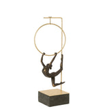 Vue latérale du Gymnast Hoop Alpha J-Line - objet de décoration moderne