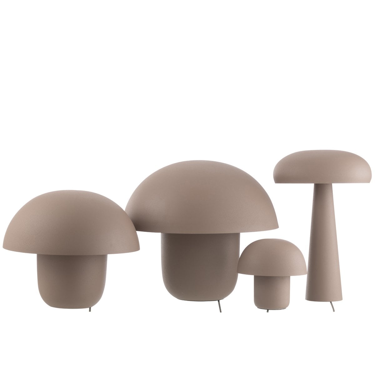 Lampe de table J-Line taupe dans un décor de salon chic