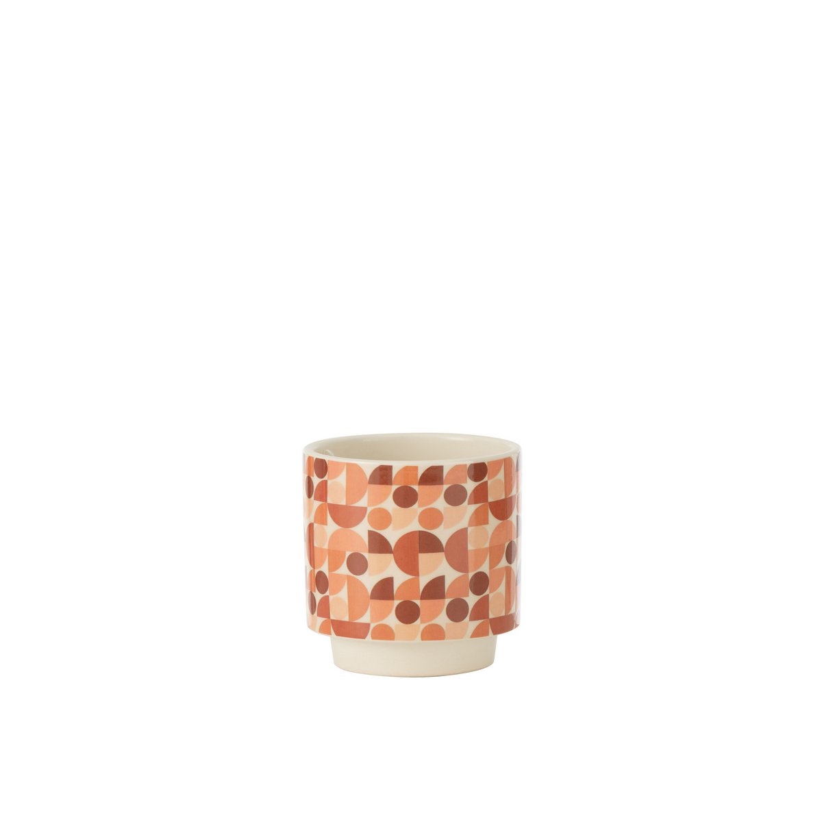 Pot de fleurs Trivial en céramique multicolore - Ø 10 cm