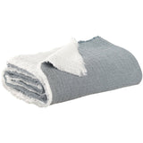 Jeté Emilio Pacific 180 x 260 - Design élégant et raffiné en coton