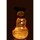Profil de la figurine bonhomme de neige J-Line, montrant sa hauteur impressionnante.