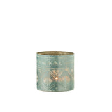 Lanterne J-Line Oriental, détail du verre aqua foncé