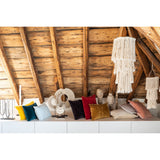 Coussin uni Fara Curry 30 x 50