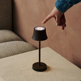 De Pijp Mini lampe de table rechargeable marron moka
