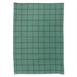 Torchon Metis Kilia carreaux Vert de gris 50 x 70